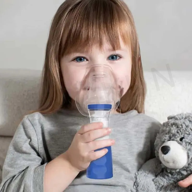 Nebulizador Portátil Silencioso Mesh – Inalador para Asma e Cuidados Respiratórios