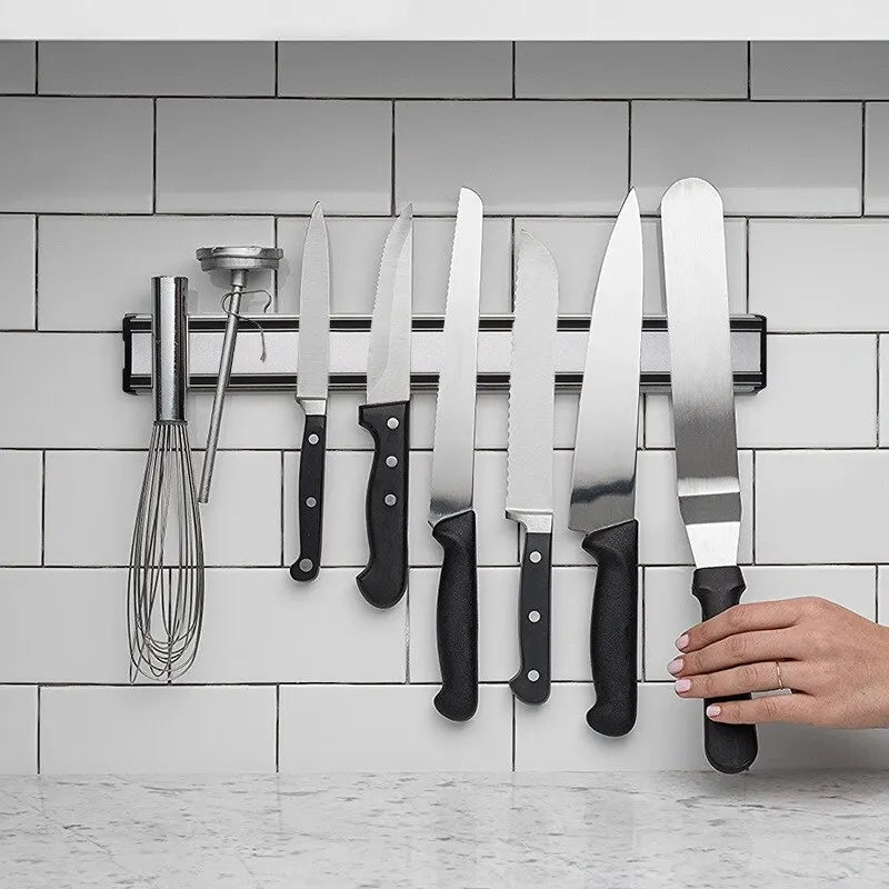 Barra Magnética Para Facas e Utensílios de Cozinha