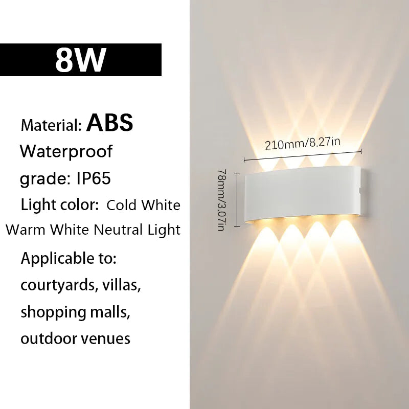 Aplique de Parede Externa em LED Á prova d'água