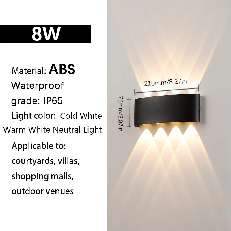 Aplique de Parede Externa em LED Á prova d'água
