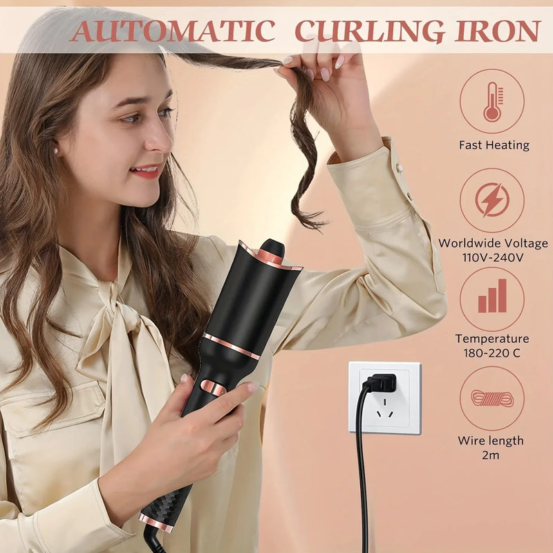 Modelador de Cachos Automático – Babyliss de Cerâmica, Rotativo, Air Curler, Varinha de Estilo, Máquina Mágica de Cachos