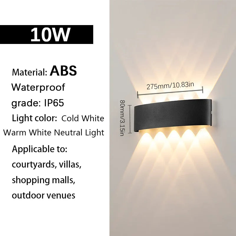 Aplique de Parede Externa em LED Á prova d'água