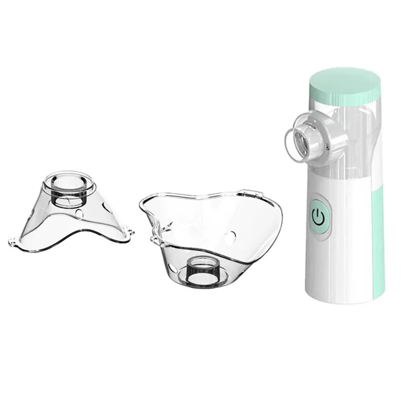 Nebulizador Portátil Silencioso Mesh – Inalador para Asma e Cuidados Respiratórios