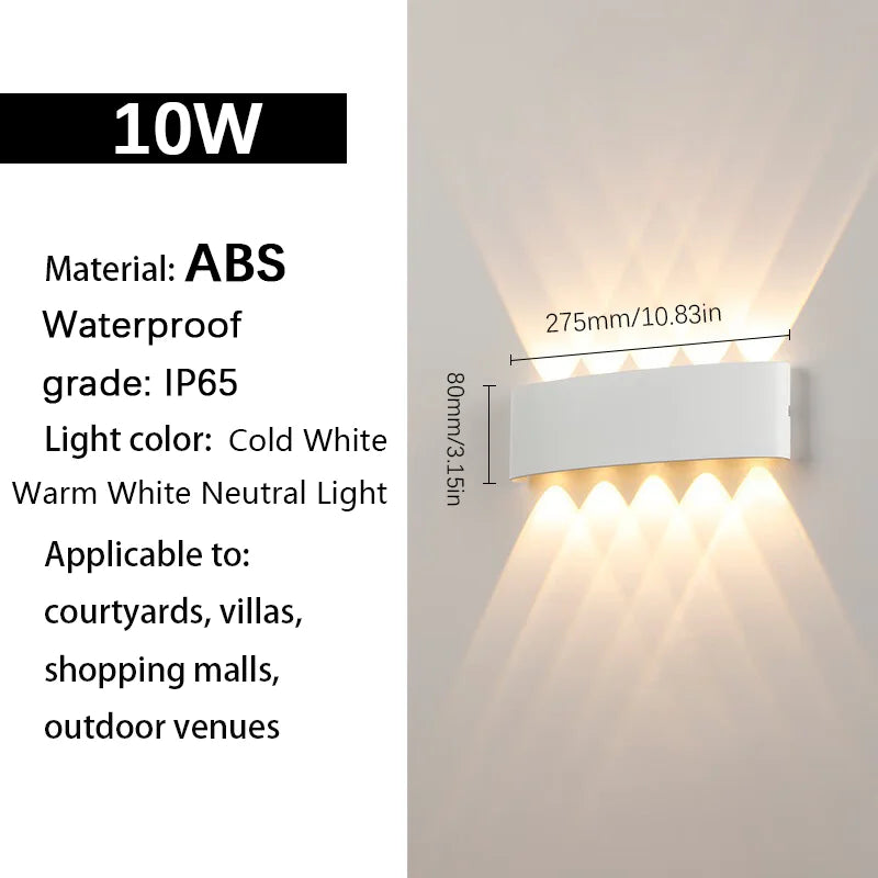 Aplique de Parede Externa em LED Á prova d'água