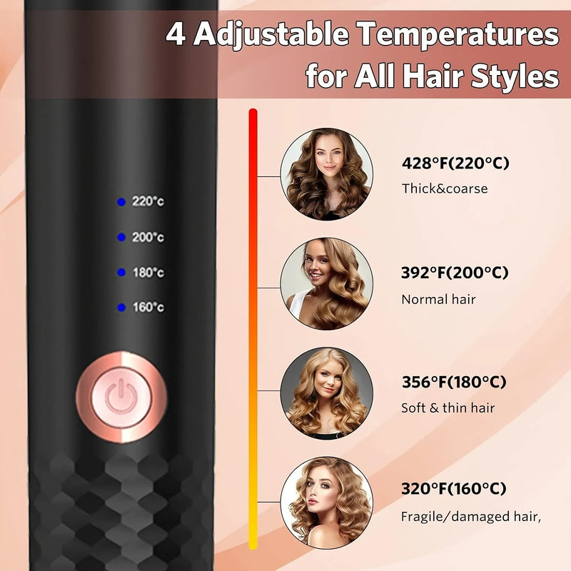 Modelador de Cachos Automático – Babyliss de Cerâmica, Rotativo, Air Curler, Varinha de Estilo, Máquina Mágica de Cachos