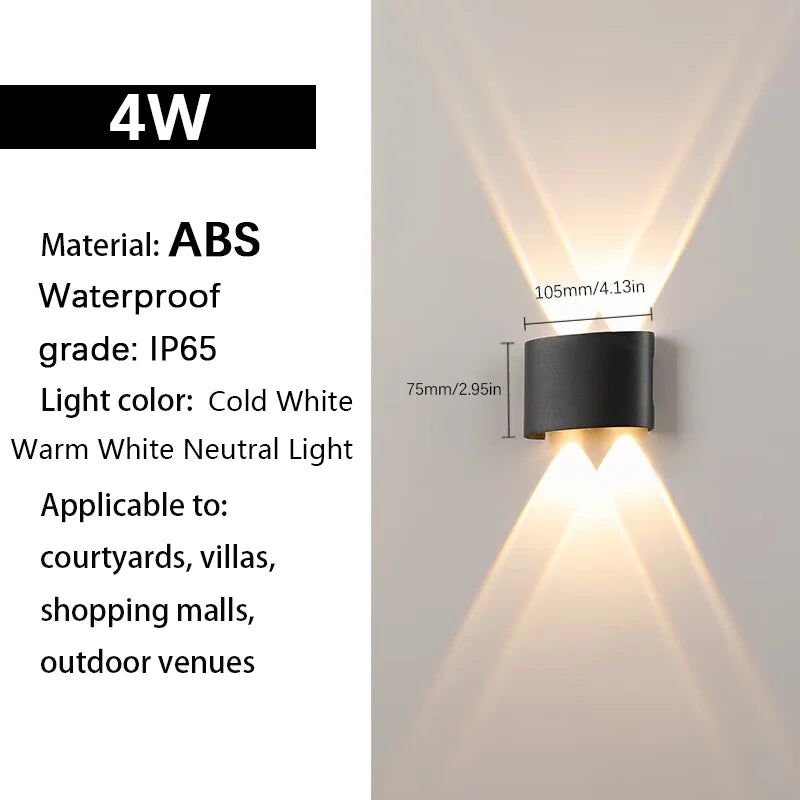 Aplique de Parede Externa em LED Á prova d'água