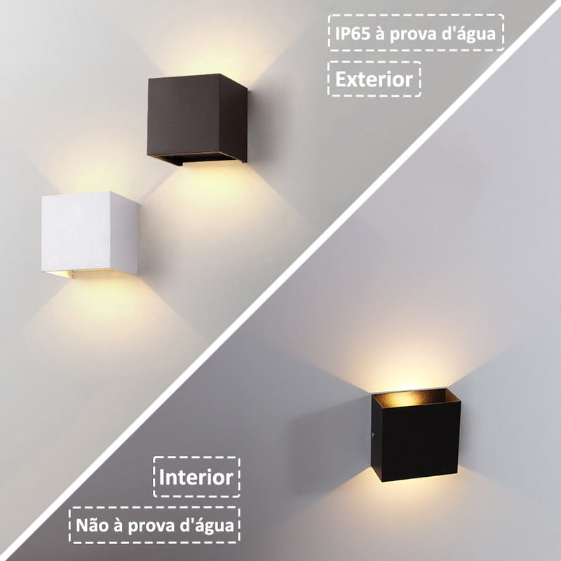 Arandela Externa de Parede em LED