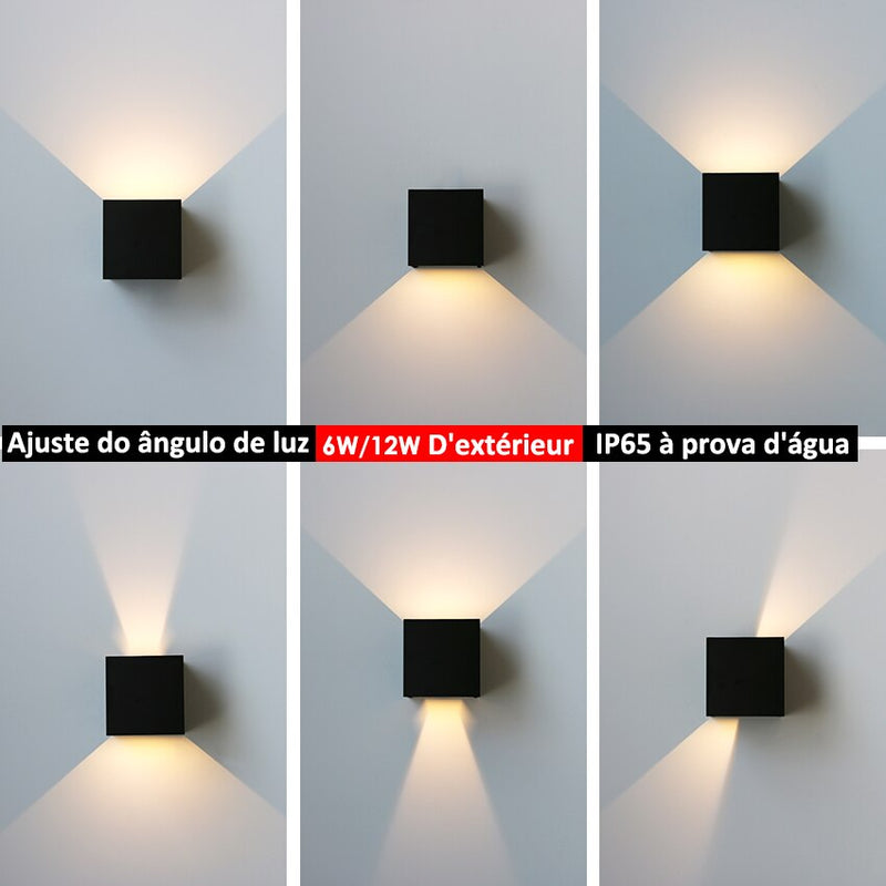 Arandela Externa de Parede em LED